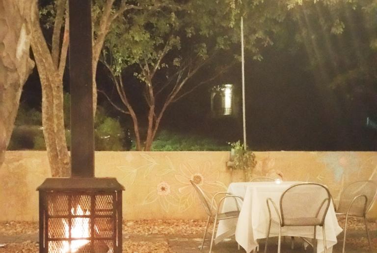 Patio at Night