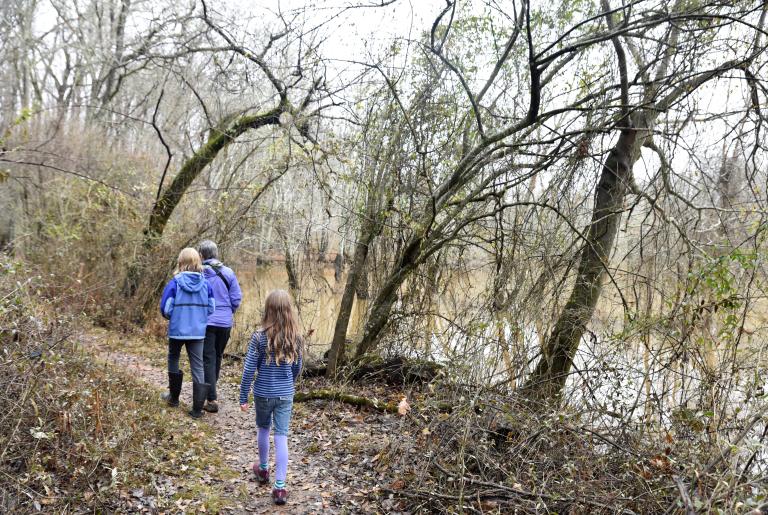 Sandy Creek Nature Center Trail family hike