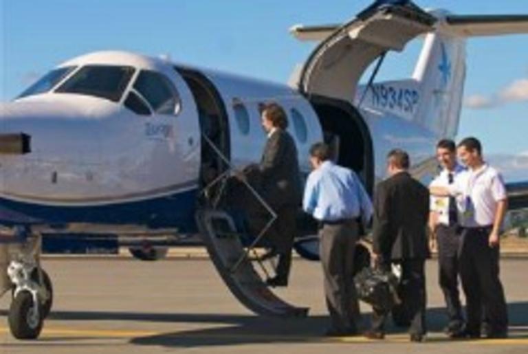 SeaPort Airlines passengers boarding