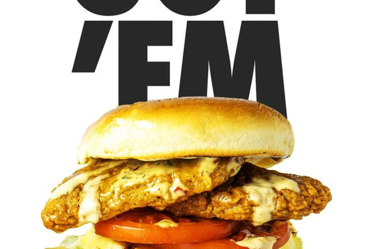 Slutty Vegan burger