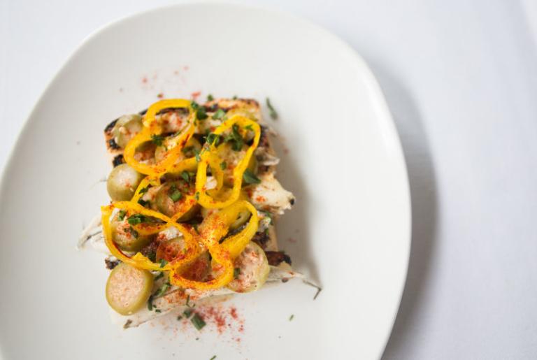Boquerones at The National Restaurant, Athens GA