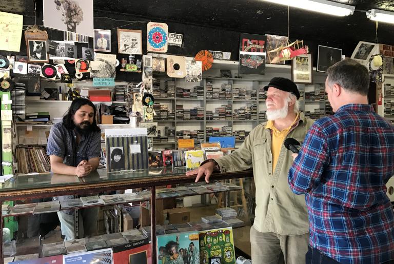 Wuxtry Records Athens GA counter