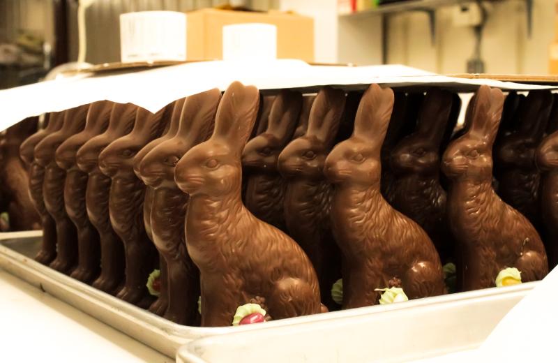 Hauser Chocolates Easter Bunnies