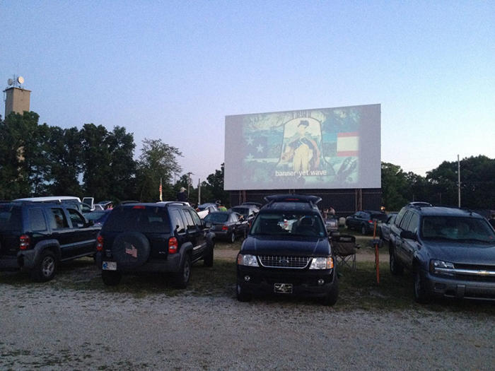 Old time family fun at 49er Drive-In Theater