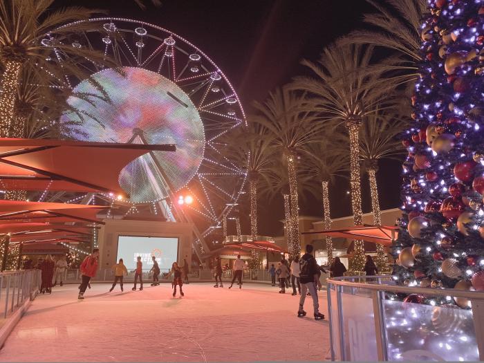 Ice Skating Rink Now Open At Irvine Spectrum Center