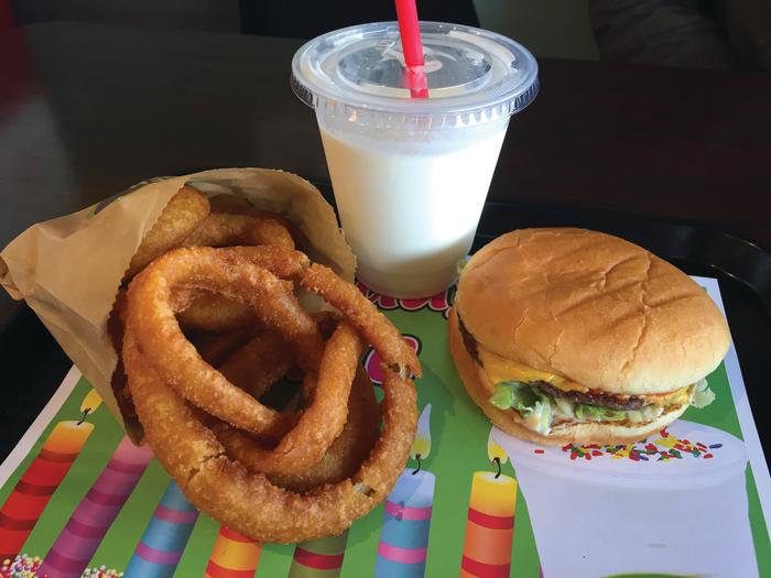 Beefaroo burger