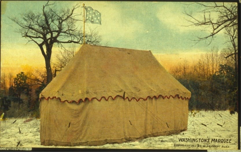 Washington’s tent, once displayed at Valley Forge National Historical Park, is one of the centerpieces of Philadelphia’s new Museum of the American Revolution, opening April 19, 2017. Photo courtesy of Valley Forge National Historical Park