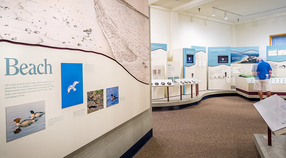 visitors center interior display