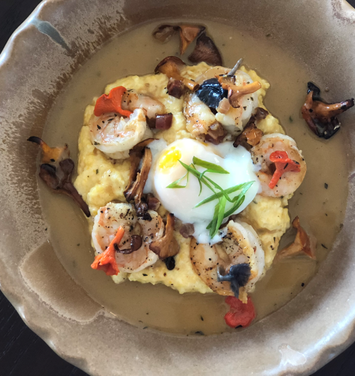 White Pillars Shrimp and Grits