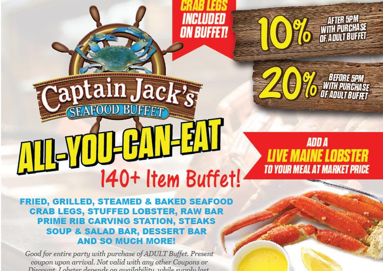 Captain Jack's Seafood Buffet North Myrtle Beach, SC 29582