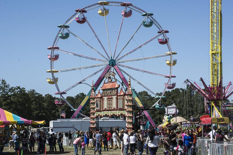St. Tammany Parish Fair Midway - Ferris Wheel
