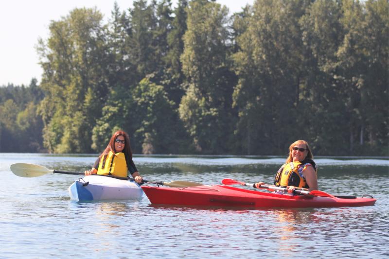 American Lake kayakers