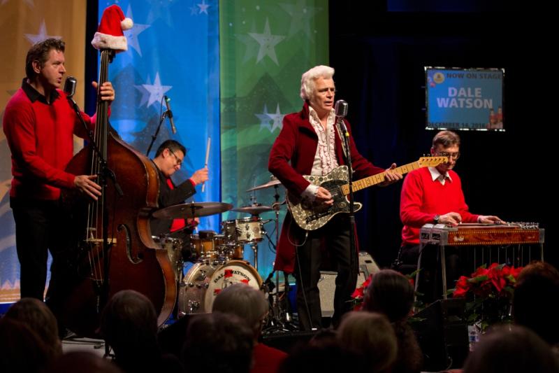 Dale Watson and band on stage at Armadillo Christmas Bazaar