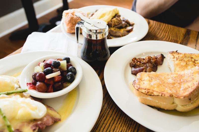 Breakfast Food From The Bee & the Biscuit In Virginia Beach