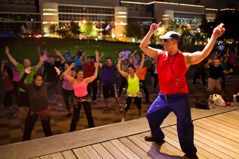 Zumba at Discovery Green