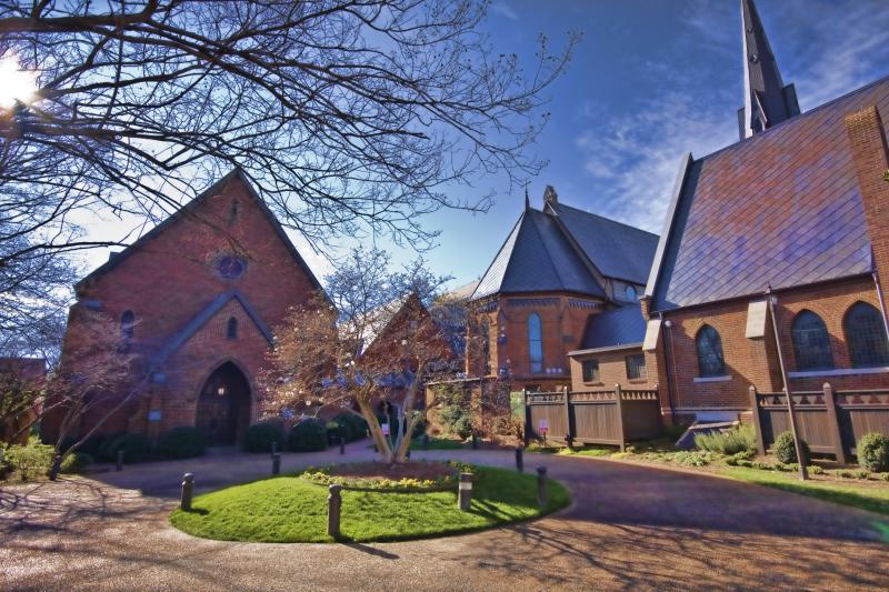 Exterior of the Church of the Nativity in Huntsville, AL