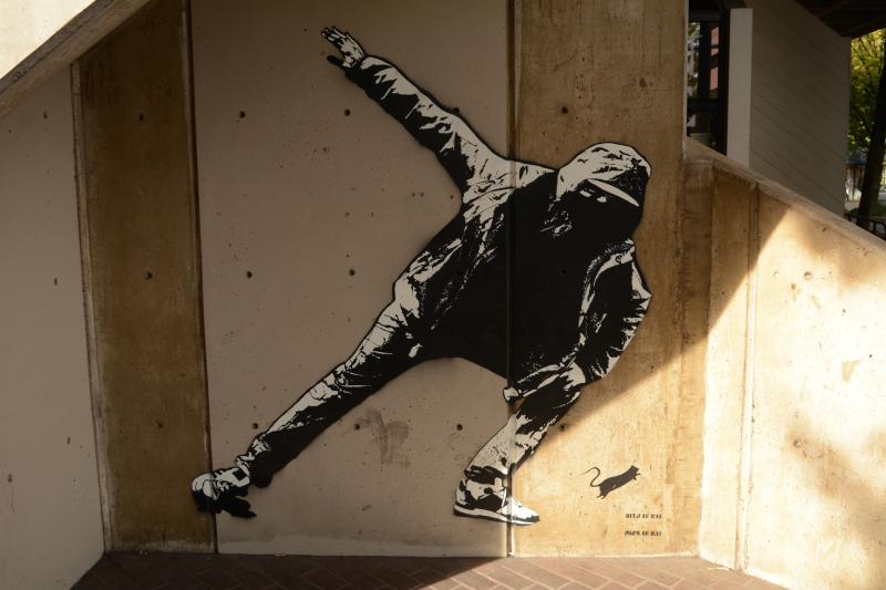 20x21 Mural Project - Blek le Rat photo by Colin Morton 20x21 Mural Project - Blek le Rat photo by Colin Morton