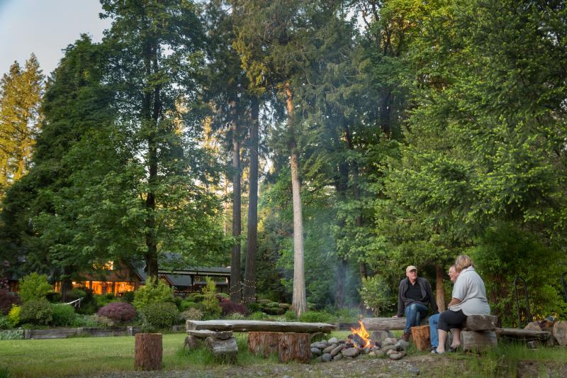 Campfire at Eagle Rock Lodge by Jumping Rocks Photography