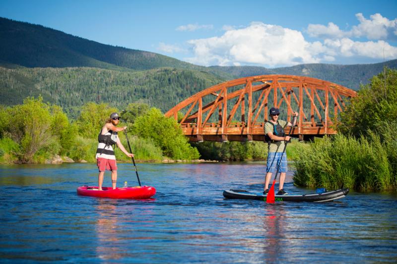 Stand Up Paddle Boarding on the Yampa River
