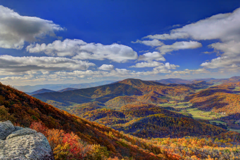 2018 Fall Color Schedule for Virginia's Blue Ridge Roanoke, VA