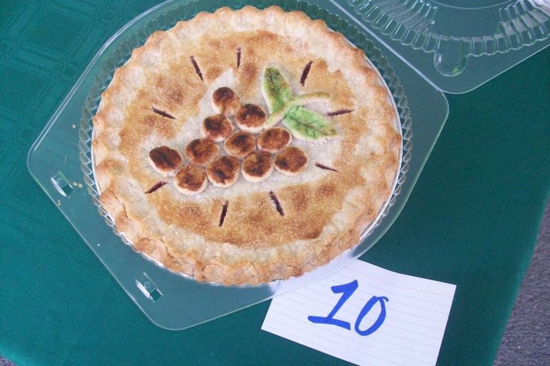 The Naples Grape Festival grape pie contest entry