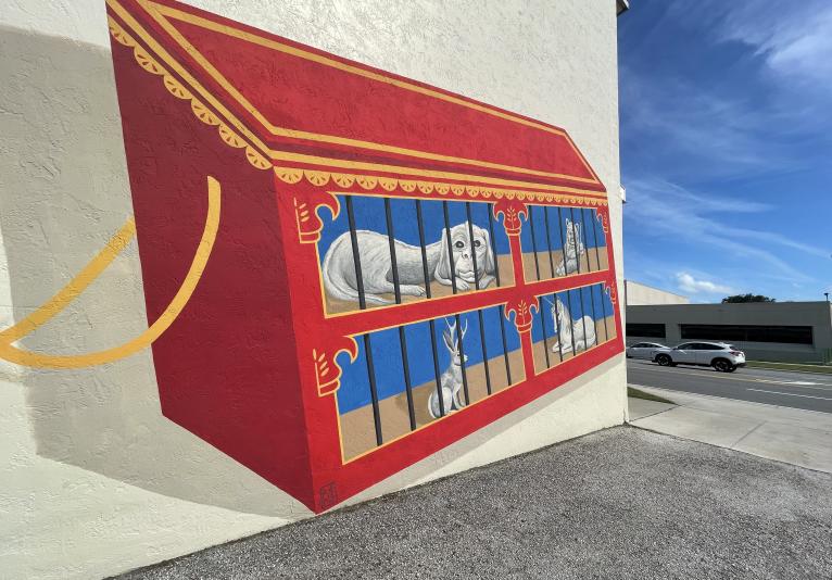 Animal Cracker Box Mural