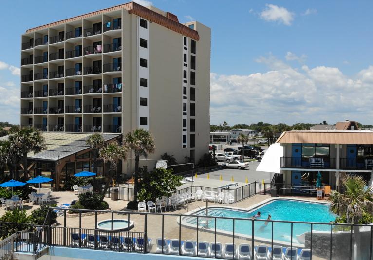 Hotel View from Beach