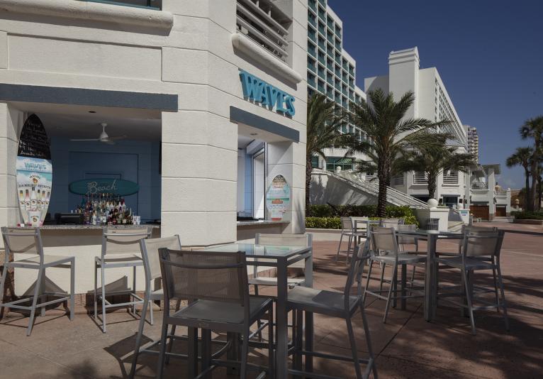 Waves Beach Bar North View