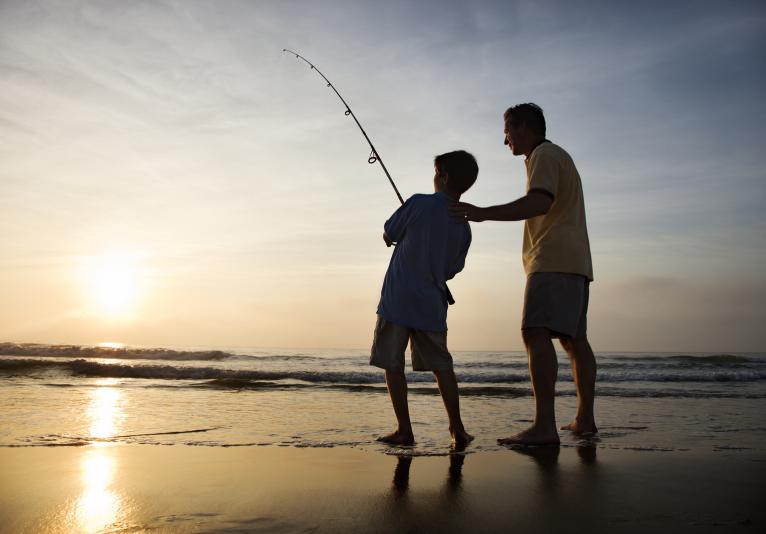 Sunrise Shore Fishing