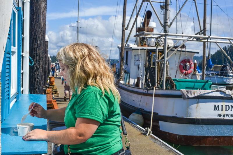 Crab Chowder at Novelli's on the Docks by Melanie Griffin Crab Chowder at Novelli's on the Docks by Melanie Griffin