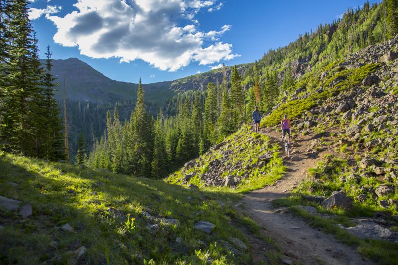 Hiking opportunities are vast in Steamboat Springs, CO