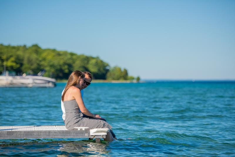 Proposal Couple on the Water