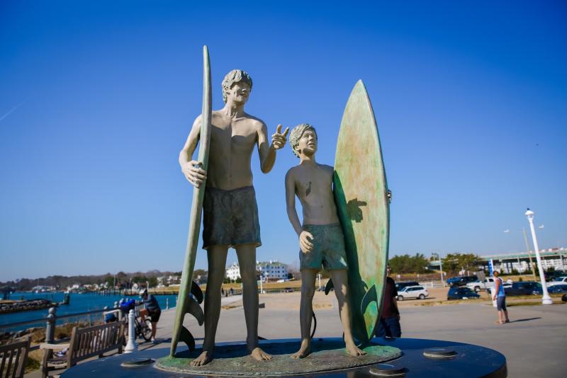 Anticipation Sculpture Grommet Island Park Virginia Beach