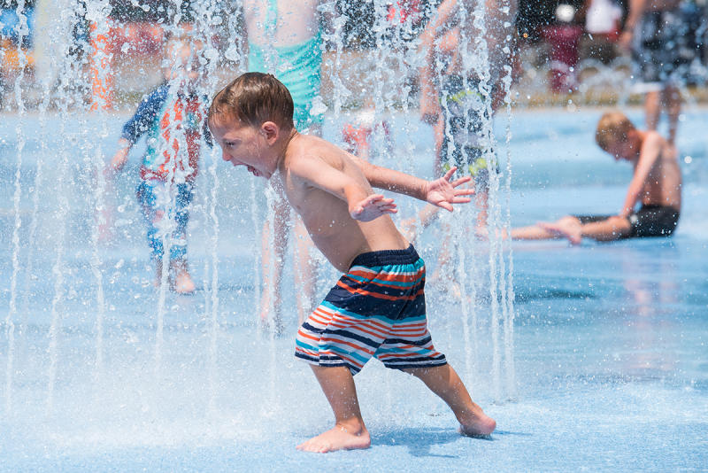 Spraypark at Seneca Lake State Park
