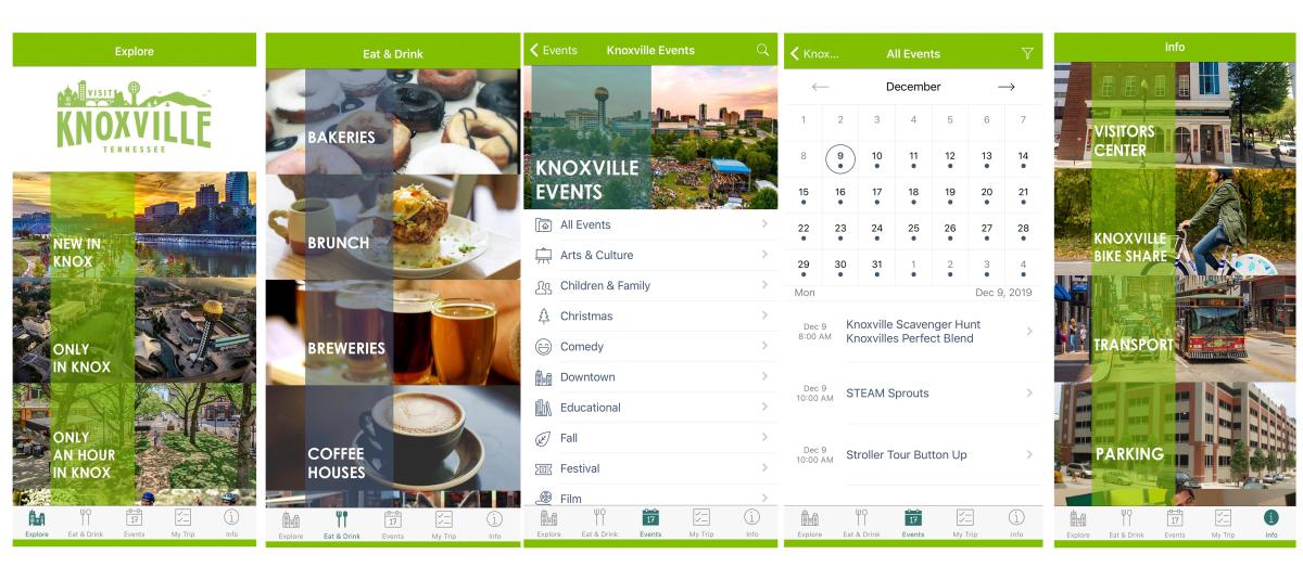 Visit Knoxville app