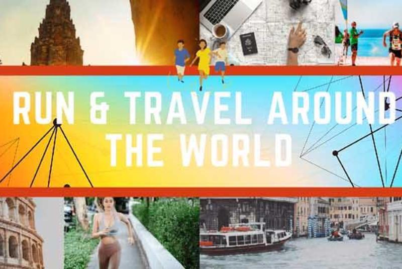 Travel & Virtual Run Around the World 2020