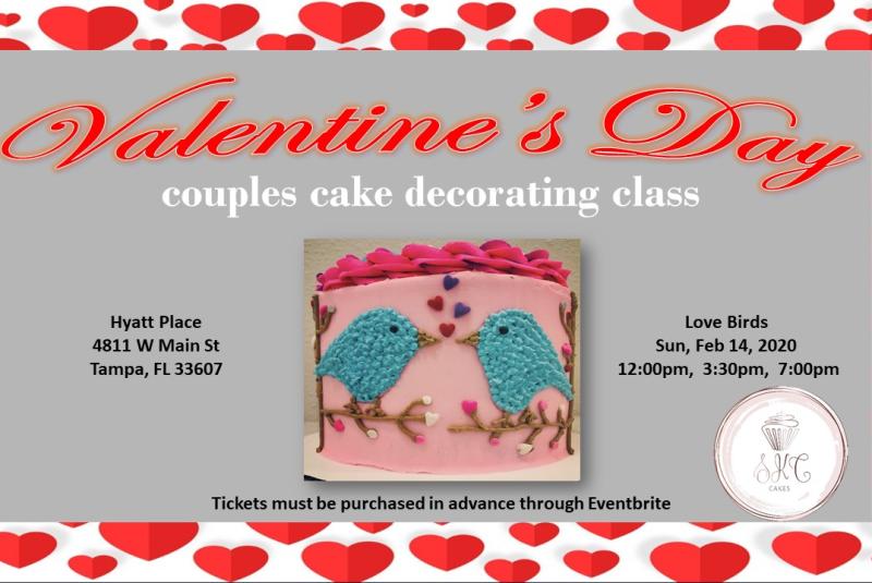 Valentine’s Day Couples Cake Decorating Event