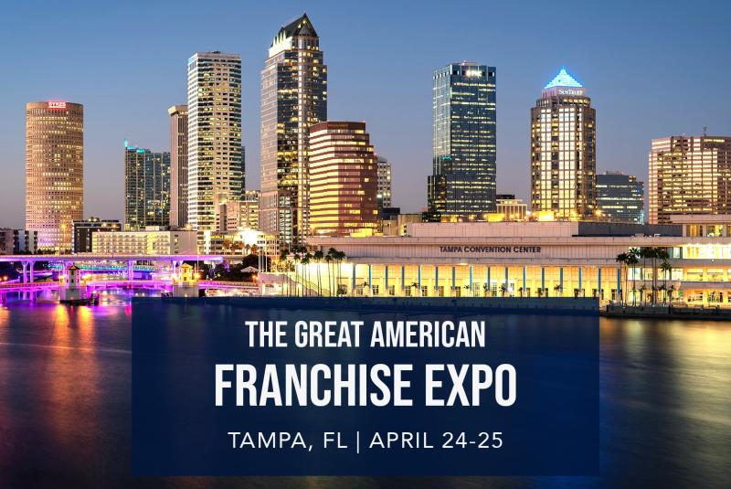 GREAT AMERICAN FRANCHISE EXPO RETURNS TO TAMPA APRIL 24 – 25