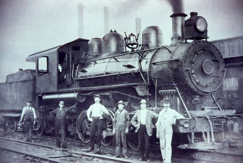 Historic photo of Train in Carrboro