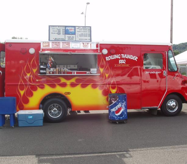 Barbecue food truck