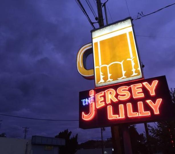 Jersey Lilly neon sign