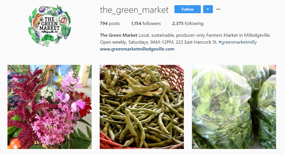 The Green Market Insta