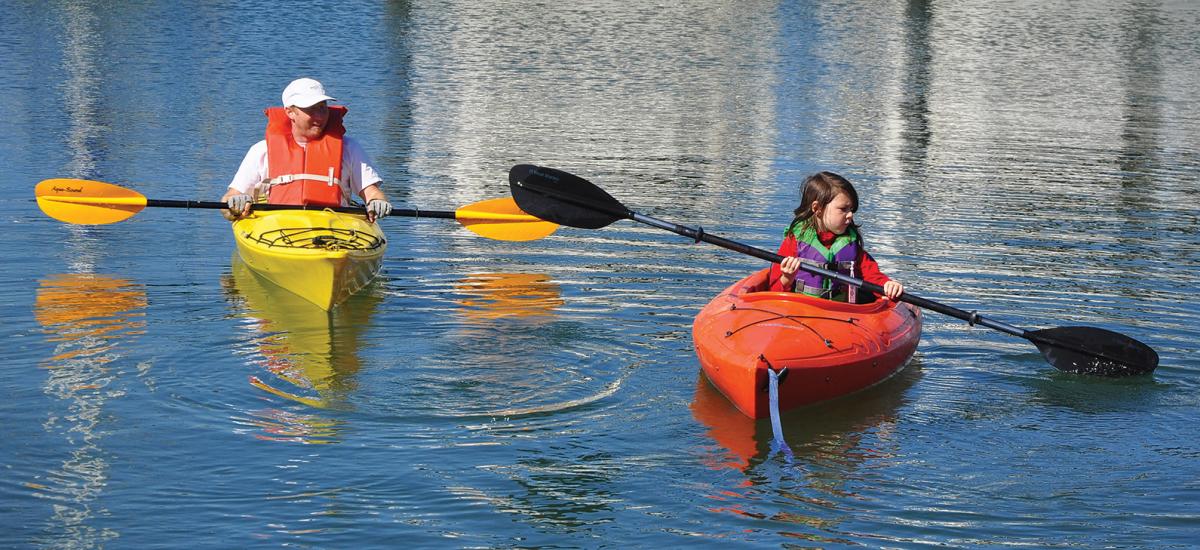 Kayaking Oakland Estuary