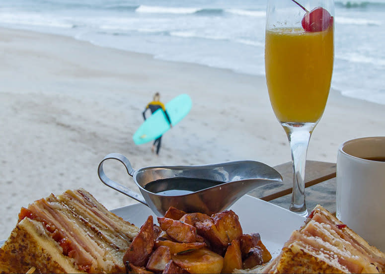 Brunch and a beach view at Oceanic Restaurant