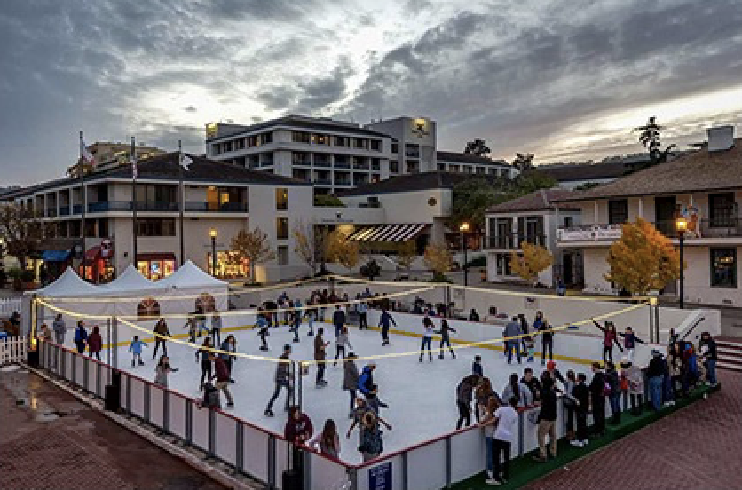 Ice Skating by the bay