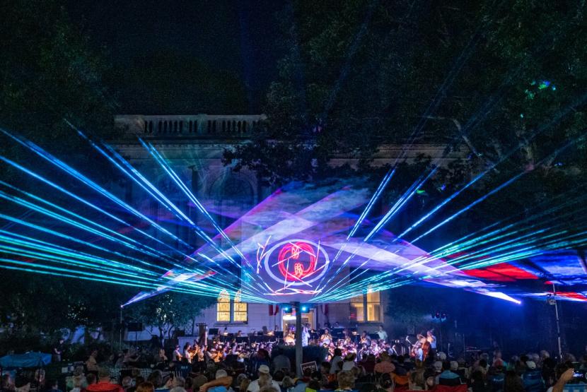 Concert with Laser Show