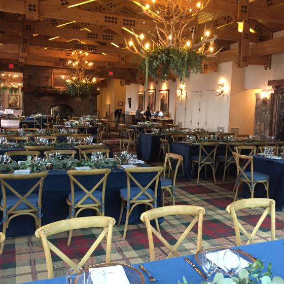 Mountain Clubhouse Wedding Reception