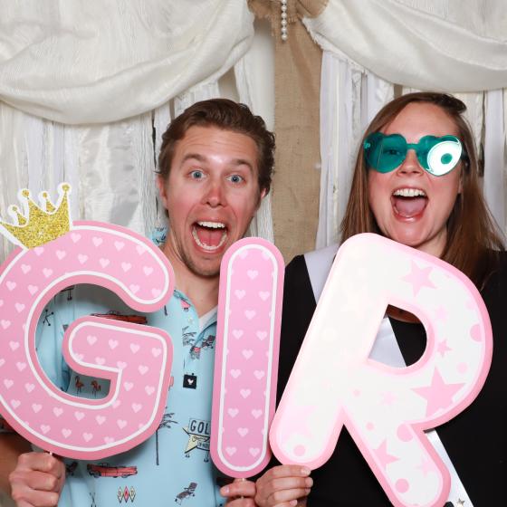 Gender reveal party!