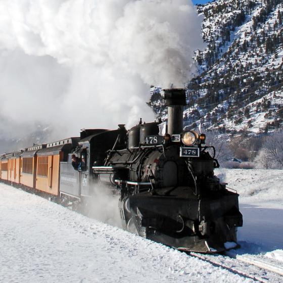Cascade Canyon Winter Train