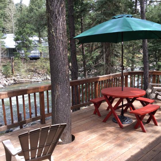 River's Edge deck
